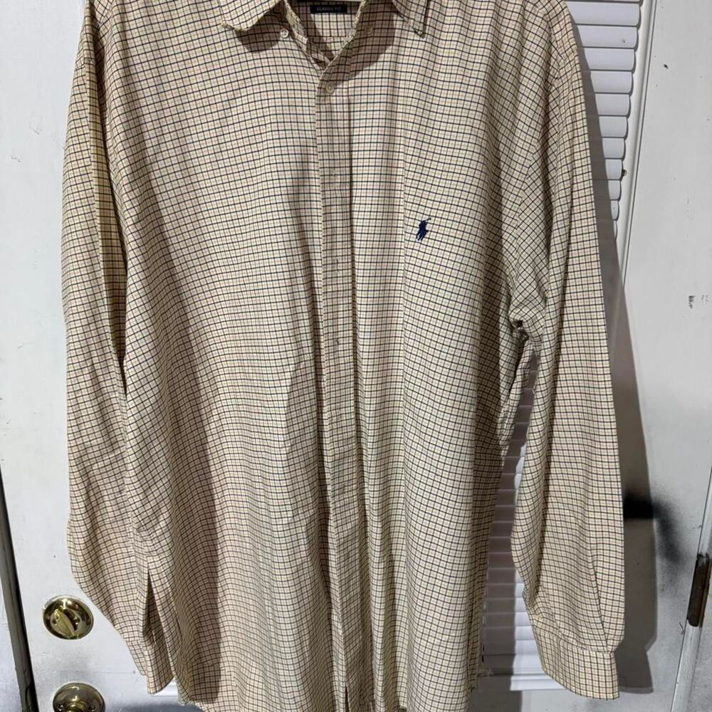 Ralph Lauren Men's Plaid Shirt- Big & Tall
